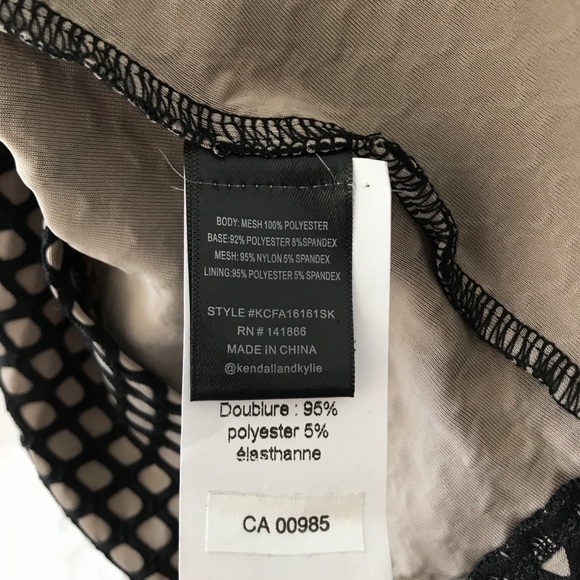 Kendall + Kylie FishNet Detail Pencil Skirt - Picture 6 of 6